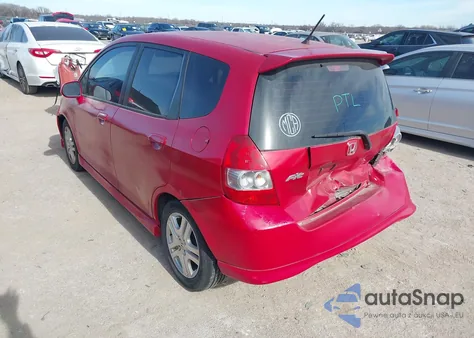 2008 Honda Fit Sport from USA, damaged, VIN JHMGD38638S070457